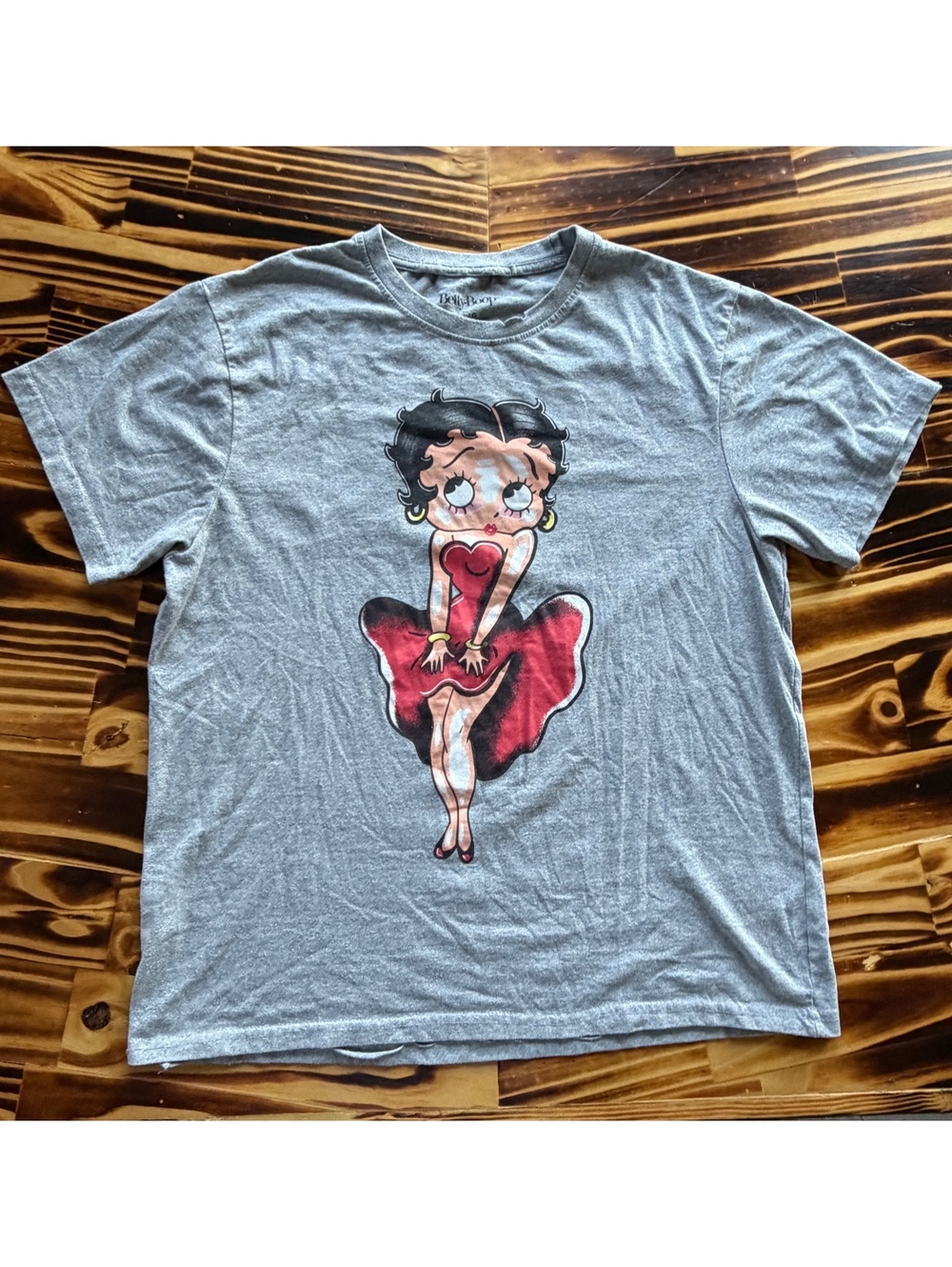 Betty Boop gray graphic T-shirt